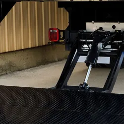 Commercial-grade Anthony Liftgate installed on a delivery truck